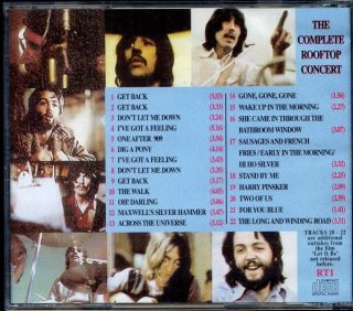 Beatles The Complete Rooftop Concert CD