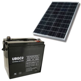 325W RV Marine Mobile Solar Panel System Kit w Battery