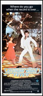 Saturday Night Fever Australian 1978 Orig Movie Poster