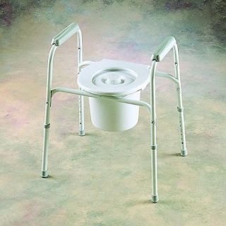 Invacare Safeguard Raised Toilet Seat Bed Side Commode