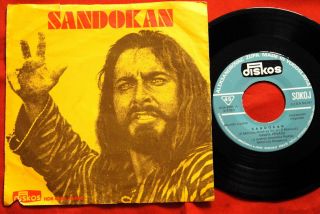 Sandokan Kabir Bedi 1977 Unique RARE Exyugo 7“ PS