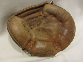 Vintage Rawlings Earl Battey 50s or 60s Catchers Mitt Baseball Glove 