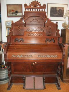 ESTEY Reed Pump Organ Battleboro Vermont 19th Century Pre Civil War 