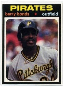 Barry Bonds 1991 BB Card Price Guide 1971 Topps Card