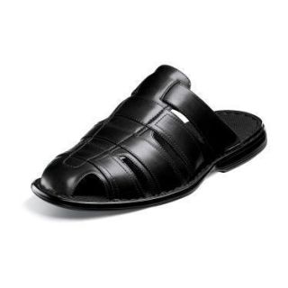 Stacy Adams Mens Bayley Closed Toe Open Back Sandals Black 24745 001 