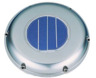 New 8.5 Stainless Steel Solar Vent/Fan for Boat, RV, etc.
