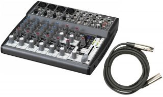 New Behringer 1202FX Pro Audio DJ 12CH FX Effects Mixer $25 XLR Cable 