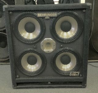    Behringer Ultrabass BA410 4x10 4 Ohm Bass Amplifier Speaker Cabinet
