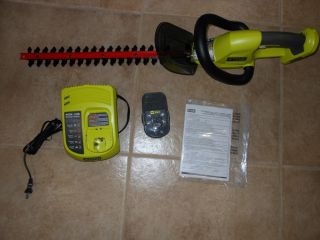 Ryobi 18v Hedge Trimmer Clippers Li on Battery Charger TESTED WORKING