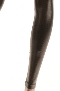 BCBG Max Azria Gunmetal Metallic Legging New Size M