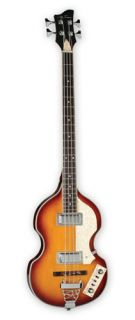 Jay Turser JTB 2B Violin Style 4 String Bass Guitar   Vintage Sunburst
