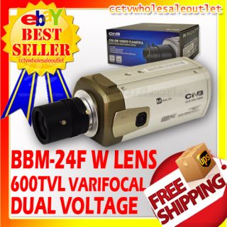 CNB BBM 24F 600TVL Day Night OSD 3 5 8mm Varifocal Lens Dual Volt Box 