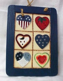 Wooden Country Home Heart Apple Kitchen Wall Plaque