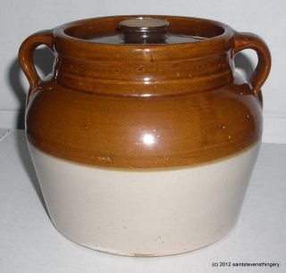 Red Wing Stoneware Advertising Bean Pot Sioux Rapids Iowa IA