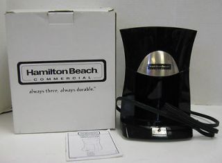Hamilton Beach Coffee Maker HDC100B Coffeemaker Single 1 Cup Coffee 