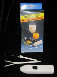   Mini Mixer Blender Beater Whipper Whisk Battery Operated New
