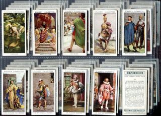 Tobacco Card Set John Player Dandies Antique Costumes Clothing 1932 