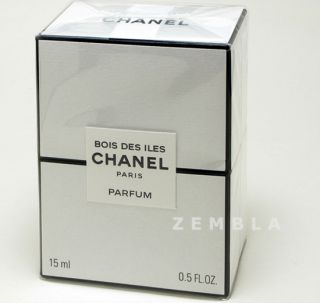 Authentic Chanel Perfume Bois Des Iles Parfum New in Box SEALED RARE 