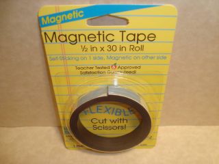 Magnetic Tape Roll 1 2 x 30 in Self Adhesive Crafts