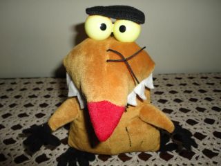nickelodeon angry beavers dagget stuffed plush toy 7 inches tall so 