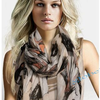 New Beautiful Bohemian Voile Neck Scarf Wrap Shawl Scarves Wash 