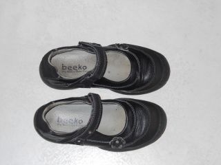 Girls Back Leather Beeko Mary Jane Shoes Size 33 US Size 3