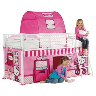 hello kitty mid sleeper cabin bed tent pack transform any