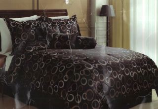 Victoria Classics Beatrice Queen 7 Piece Comforter Bed in A Bag Set 