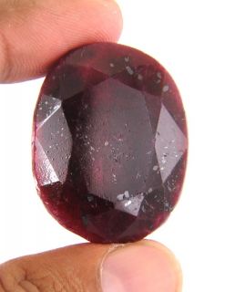 interest 232 70 cts certified oval cut african ruby gemstone