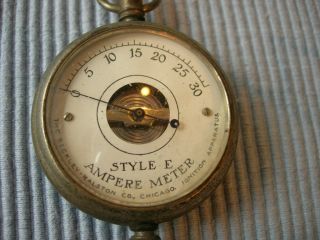 Vintage Beckley  Ralston e Style Ampere Meter