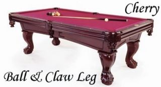   Ball Claw Leg Boca Raton by Berner Billiards Cherry New