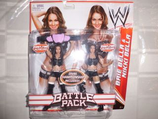 WWE Bella Twins Action Figure Divas Brie Nikki Mattel