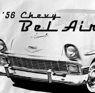 Chevy Bel Air 1956 Classic Chevrolet Car Aut T Shirt XL