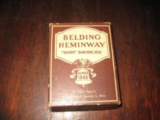 Vintage Belding Heminway Handy Darning Silk Thread