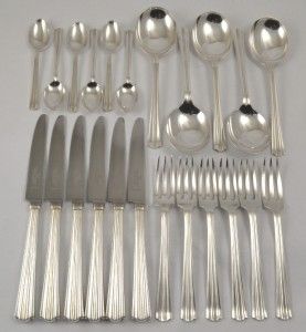 Roberts and Belk Silver Plated Cutlery Flatwear 23 Pieces Forks Spoons 