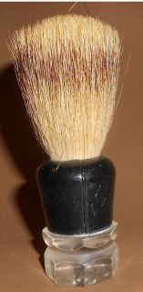 Vintage Made Rite Badger Cased 303L Shaving Barber Brush Lucite 4 