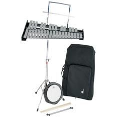 The Percussion Plus beginner kit features a 32 note, 2 1/2 octave 