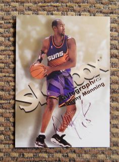 1998 99 Skybox Autographics Danny Manning Phoenix Suns