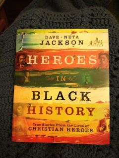 Heroes in Black History Book (Harriet Tubman, George Washington Carver 