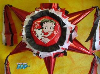 Pinata Betty Boop B Day Party Holds Candy Star Shape