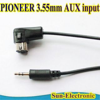 5mm 1 8 Audio Auxiliary Input Adapter for MP3 iPod Pioneer CD RB10 