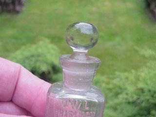 Super RARE Bellingham Wash Owl Drug Perfume Bottle