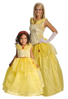 Mom Me Deluxe Belle Beauty Halloween Princess Dress Set