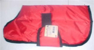 Dog Blanket Heavy Quilted Nylon Red Small 16 19 In