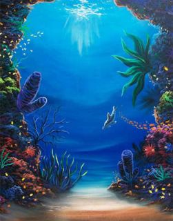 New Schira Signed 5x7 Print Dolphin Ocean Hawaii Paintings Art 