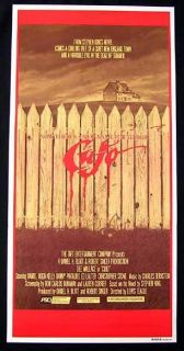   Stephen King Horror Vintage St Bernard Australian Daybill Movie poster