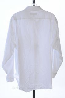 Ben Sherman 16 5 L White LS Houndstooth City Trim Fit Shirt $80 