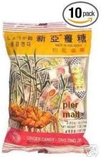New Ting Ting Jehe Chewy Ginger Candy Value 10 Packs 10x5 25 Oz