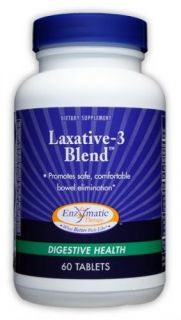 Laxative 3 Blend   60 Tablets   Enzymatic Therapy