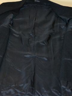 Jhane Barnes Black Wool Rayon Corduroy 3 Button Jacket Sport Coat Mens 